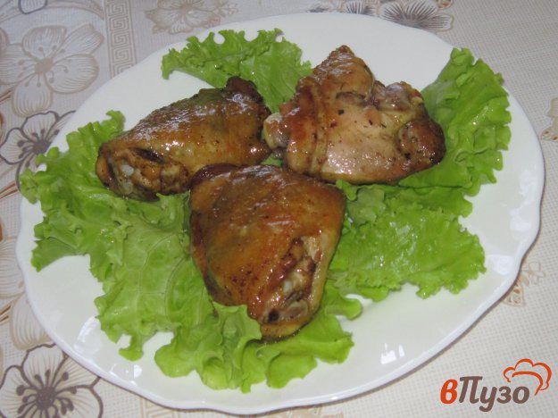 фото рецепта: Жареные куриные бедра с сюрпризом