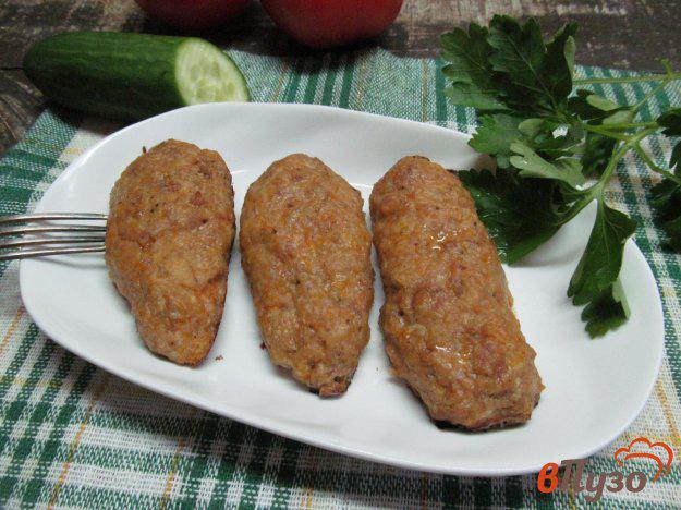 фото рецепта: Тыквенно-мясные котлеты из духовки