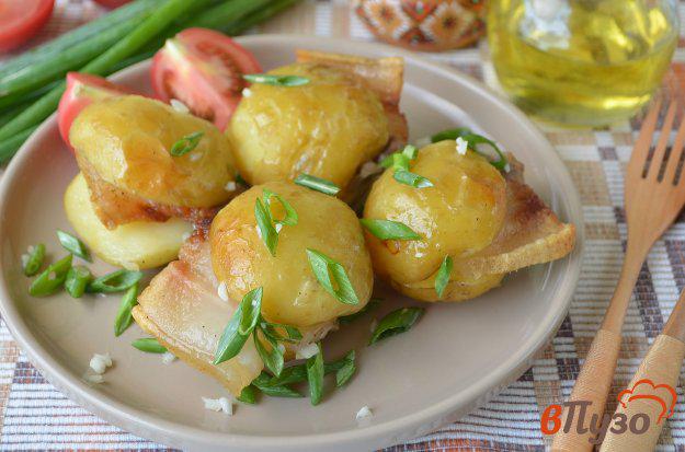 фото рецепта: Картофель с салом «Любимый»