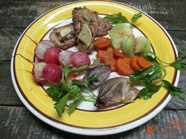 фото рецепта: Свиная вырезка запеченная с овощами