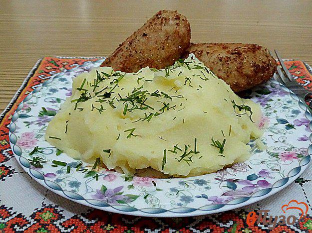 фото рецепта: Картофельное пюре со сливками и моцареллой