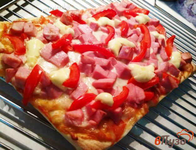 фото рецепта: Пицца из слоёного теста
