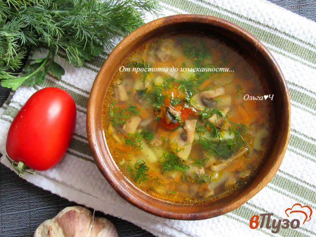 фото рецепта: Грибной суп из шампиньонов