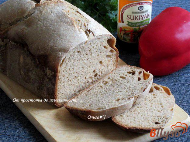 фото рецепта: Ржано-пшеничный хлеб с соевым соусом