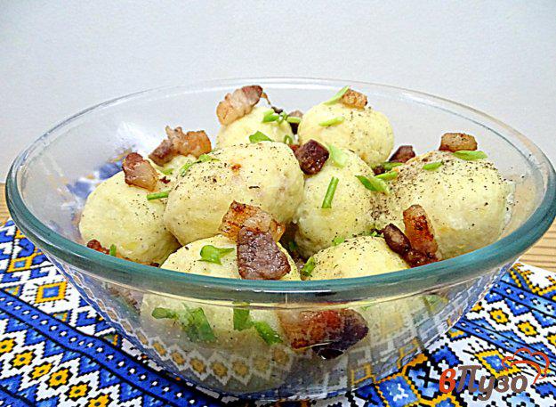 фото рецепта: Картофельные кнедлики с мясом