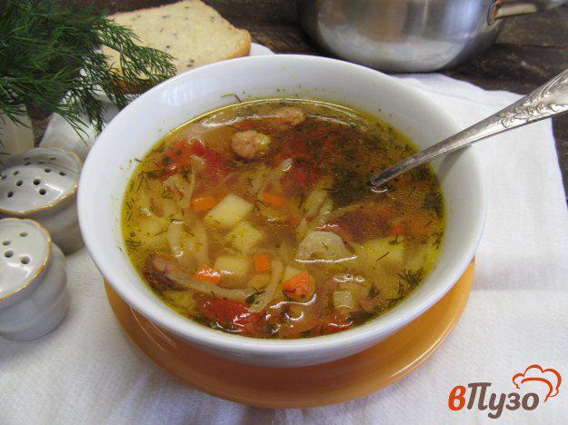 фото рецепта: Охотничий суп с овощами