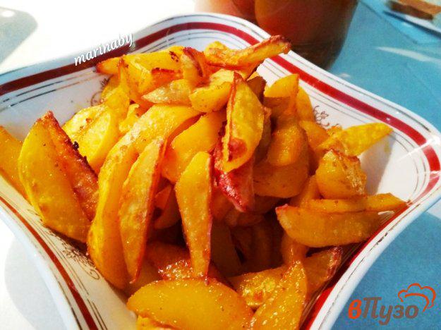 фото рецепта: Запеченный картофель с куркумой