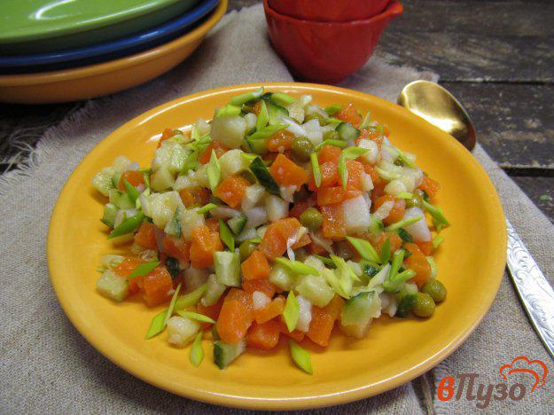 фото рецепта: Салат из картофеля с консервированным горошком