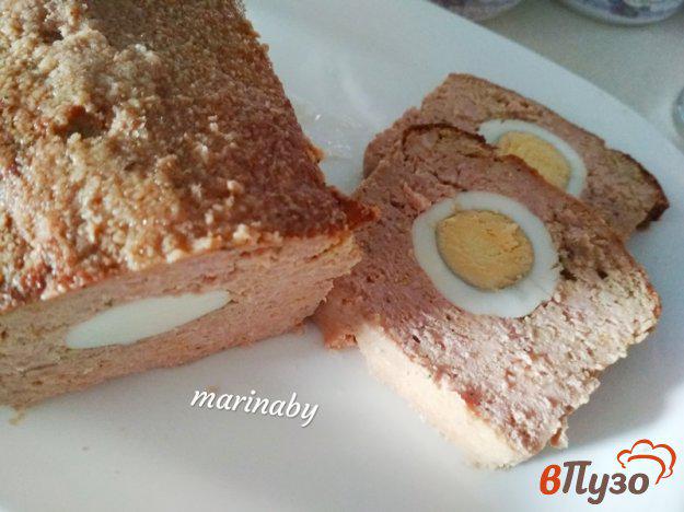 фото рецепта: Мясной хлеб (клопс) с яйцом