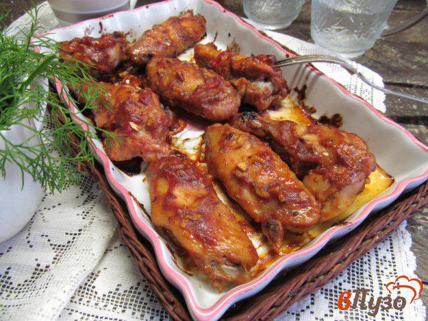 фото рецепта: Запеченные куриные крылья под маринадом