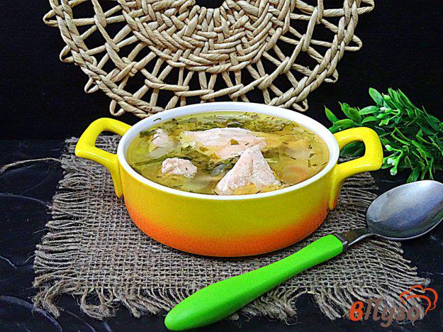 фото рецепта: Суп с лососем и рисом