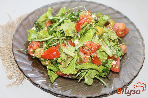 фото рецепта: Рыбный салат с оливками