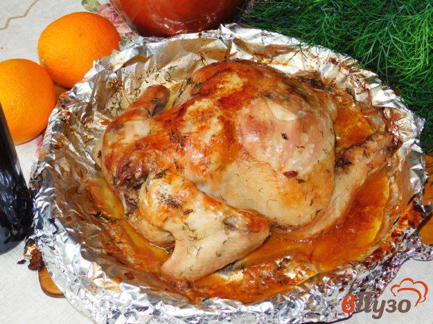 фото рецепта: Курица с базиликом и апельсинами