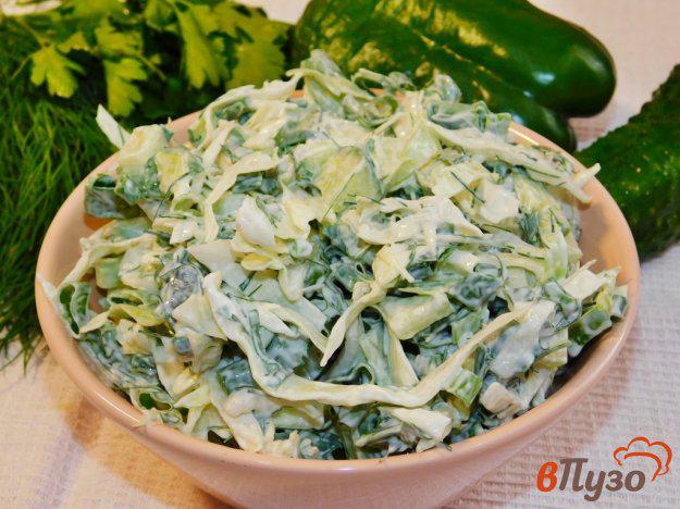 фото рецепта: Зеленый овощной салат