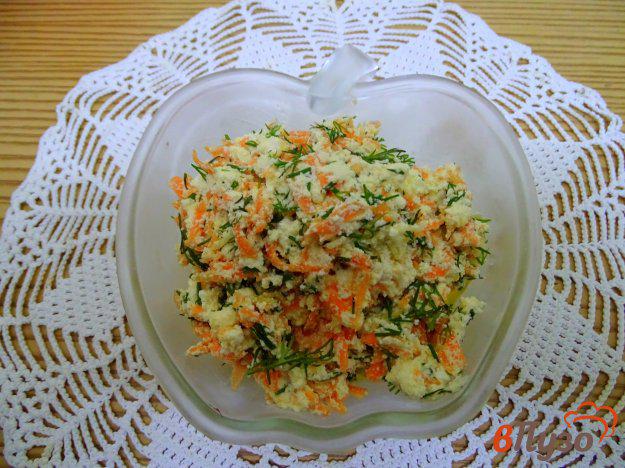 фото рецепта: Салат с творогом и морковью