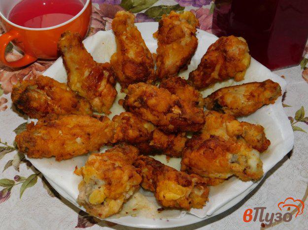 фото рецепта: Куриные крылья с соевым соусом в хрустящем кляре
