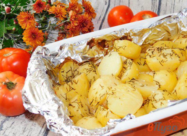 фото рецепта: Картофель в горчичном соусе с укропом