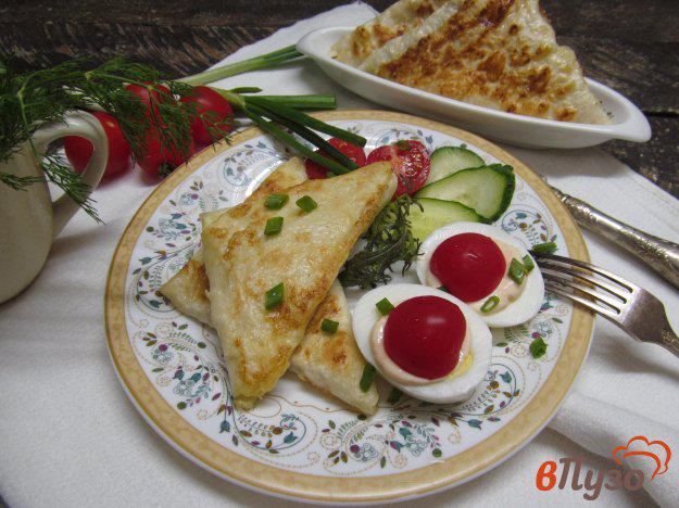 фото рецепта: Пирожки с сыром и зеленью