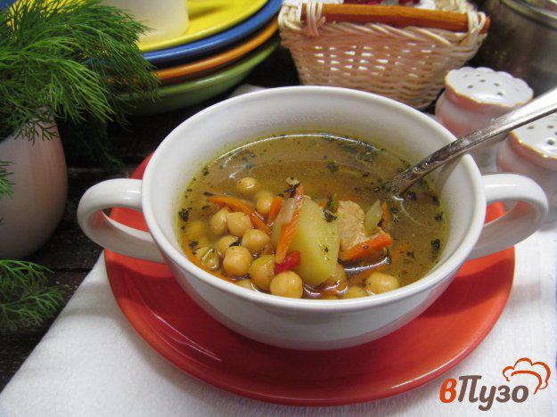 фото рецепта: Суп из индейки с нутом
