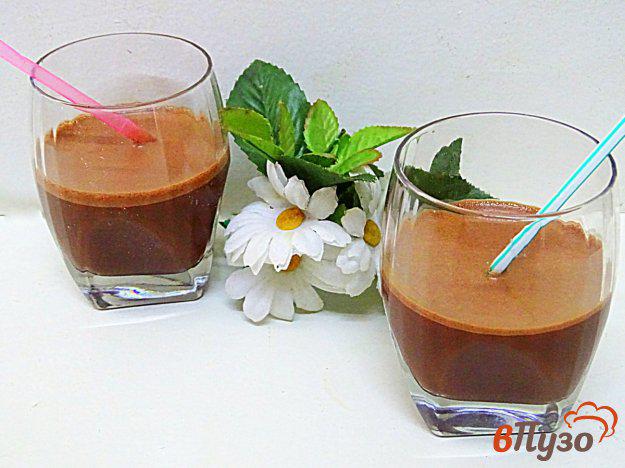 фото рецепта: Шоколадно молочный коктейль