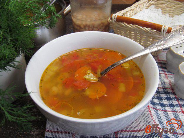 фото рецепта: Овощной суп с фасолью