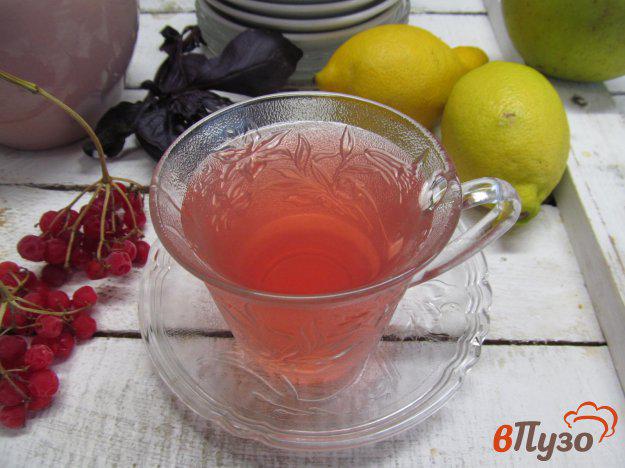фото рецепта: Яблочный напиток с базиликом и клюквой