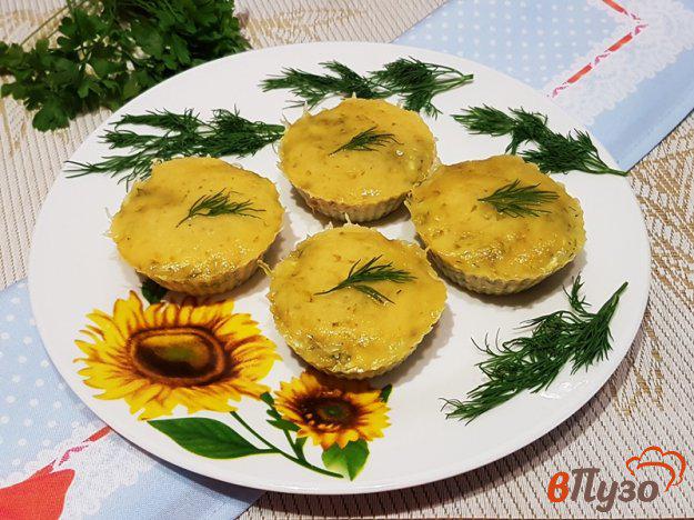 фото рецепта: Кабачково-сырные кексы