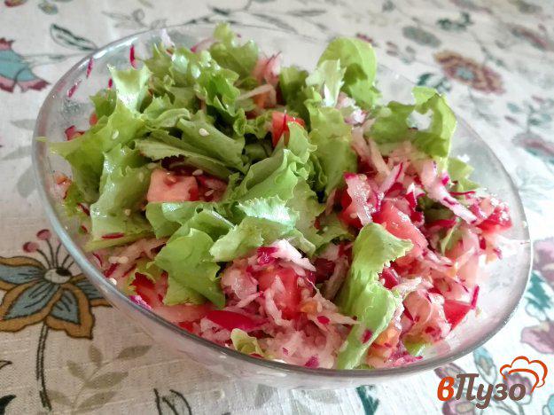 фото рецепта: Салат с редисом и помидорами