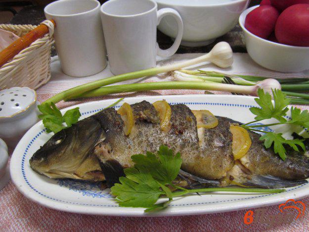 фото рецепта: Рыба линь с лимоном на пару