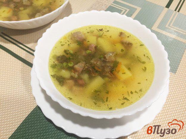 фото рецепта: Суп из зеленого горошка с ребрами