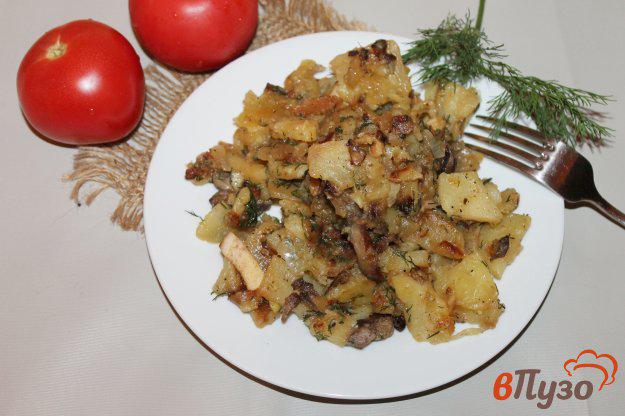 фото рецепта: Жареный картофель в деревенском стиле