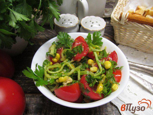 фото рецепта: Салат из кабачка с томатами