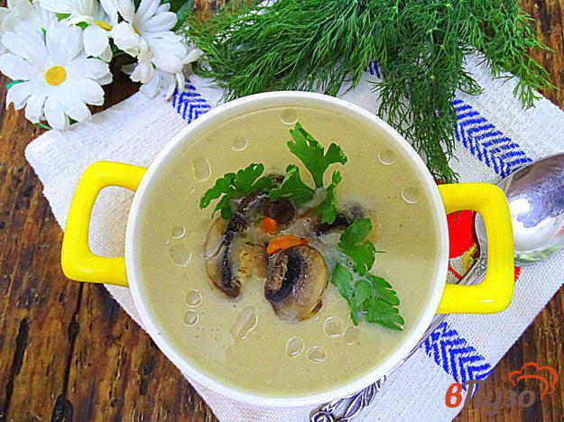 фото рецепта: Суп пюре из шампиньонов и картофеля