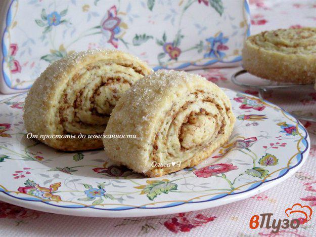 фото рецепта: Печенье с грецкими орехами и корицей