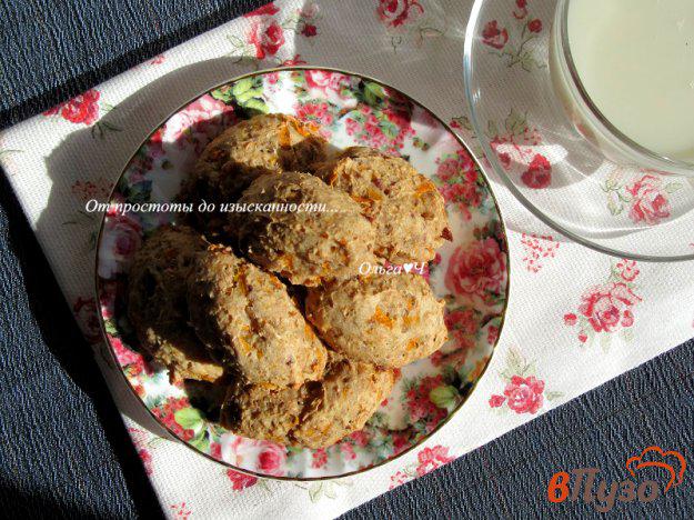 фото рецепта: Овсяное печенье с тыквой (из жмыха)