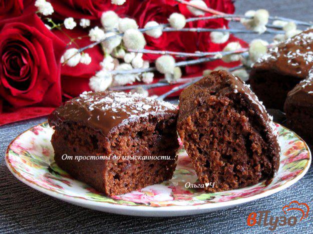 фото рецепта: Свекольно-шоколадные кексы с вареньем
