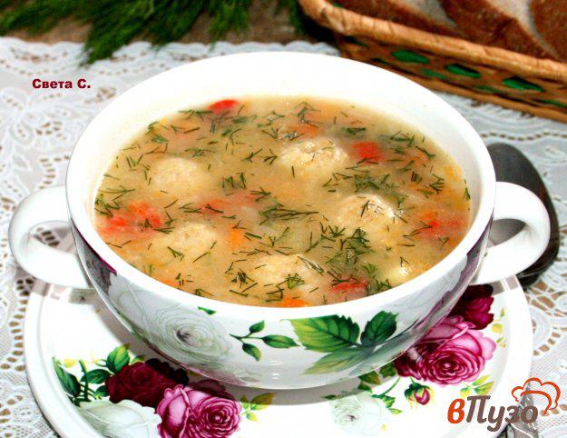 фото рецепта: Суп с рыбными фрикадельками