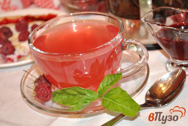 фото рецепта: Мятный чай с малиной