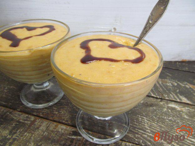 фото рецепта: Абрикосовый десерт с манной крупой