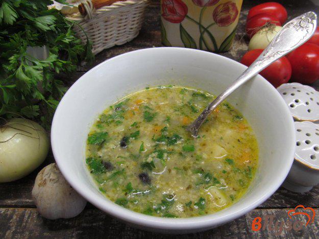 фото рецепта: Фасолевый суп с пшеном
