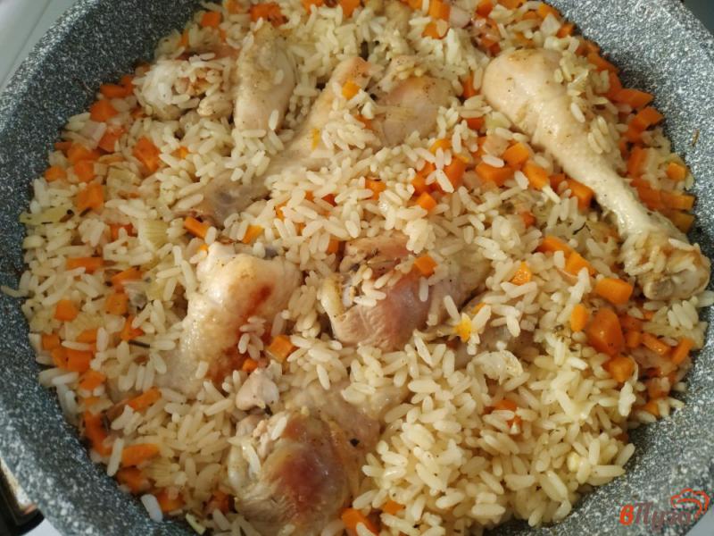 Плов С Курицей На Сковороде Фото