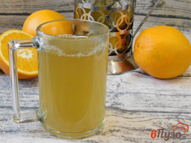 фото рецепта: Апельсиновый чай с имбирем