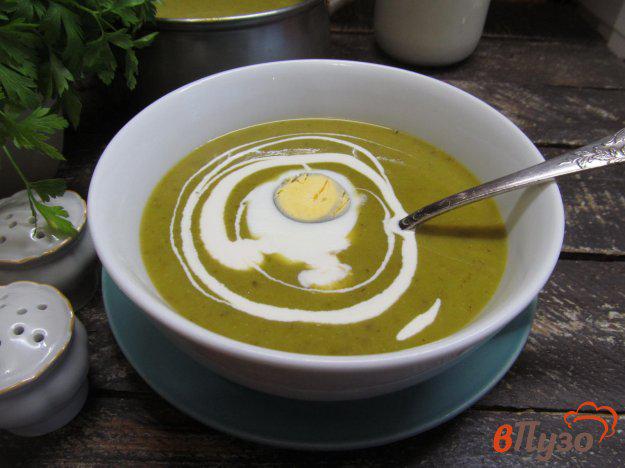 фото рецепта: Крем - суп из овощей со щавелем