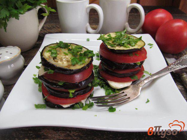 фото рецепта: Теплый салат с баклажаном