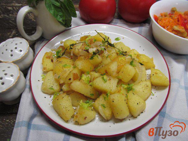 фото рецепта: Ароматный жареный картофель особым способом