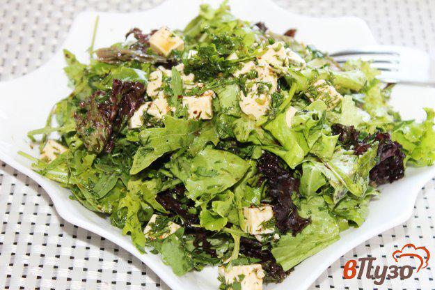 фото рецепта: Витаминный зеленый салат