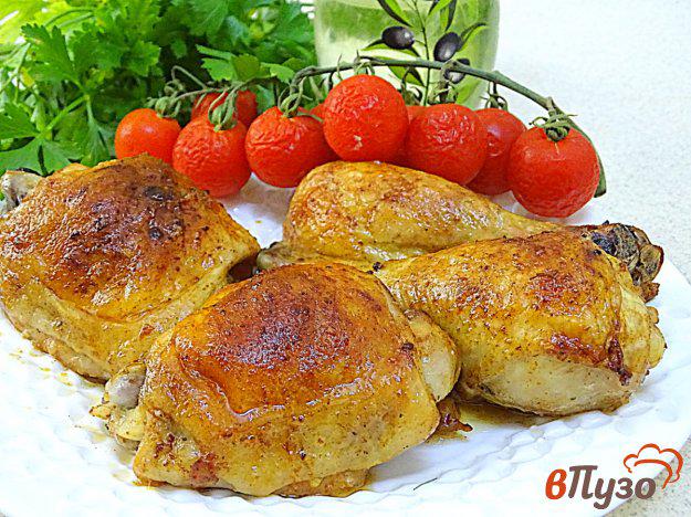 фото рецепта: Куриные бёдра и голени запеченные
