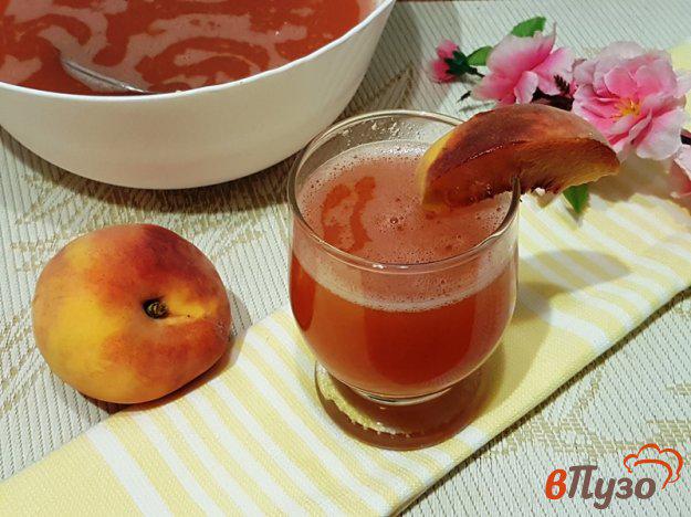 фото рецепта: Персиковый напиток с лимонами