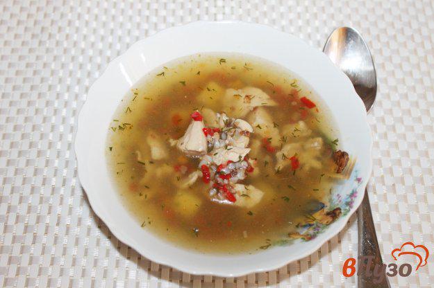 фото рецепта: Суп с курицей и гречневой крупой