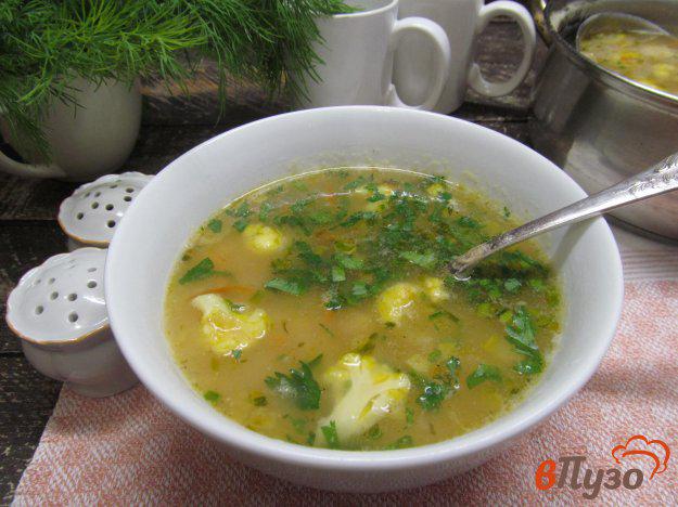 фото рецепта: Гороховый суп с цветной капустой